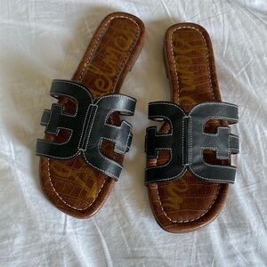 Sam Edelman Bay Cut Out Slide Sandal Black